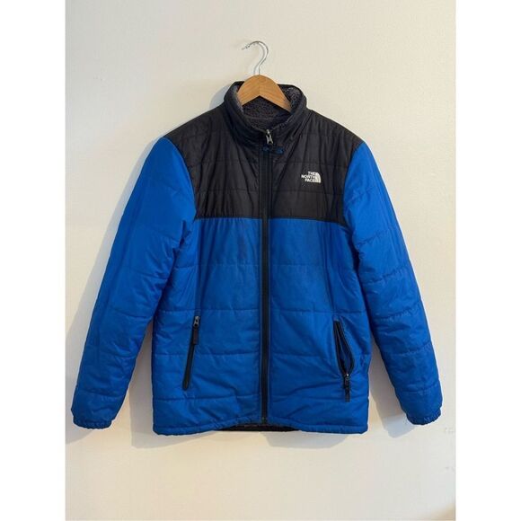 The North Face Other - The North Face Boys Reversible Puffer Coat Chimborazo Puffer Fleece Jacket